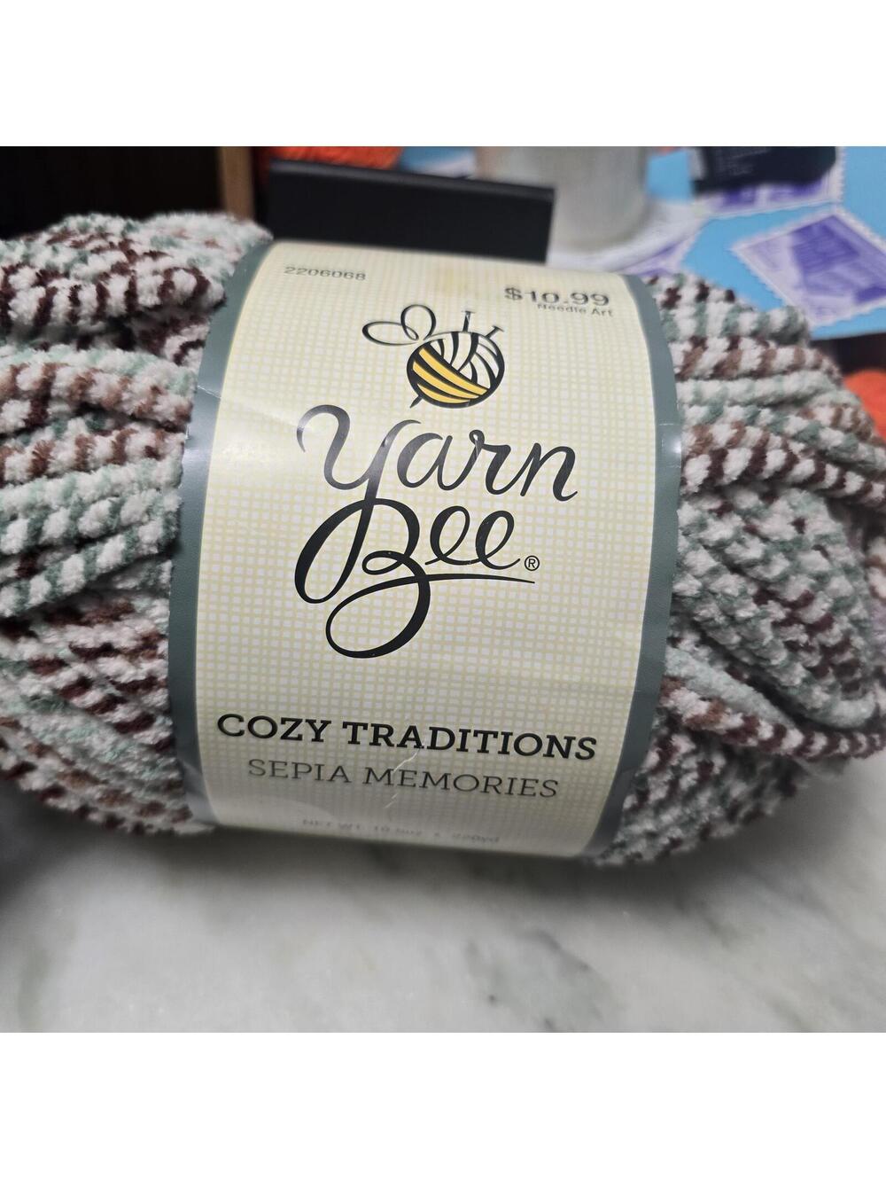 Cozy Traditions Sepia Memories Yarn Skein 10.5 oz 220 yd